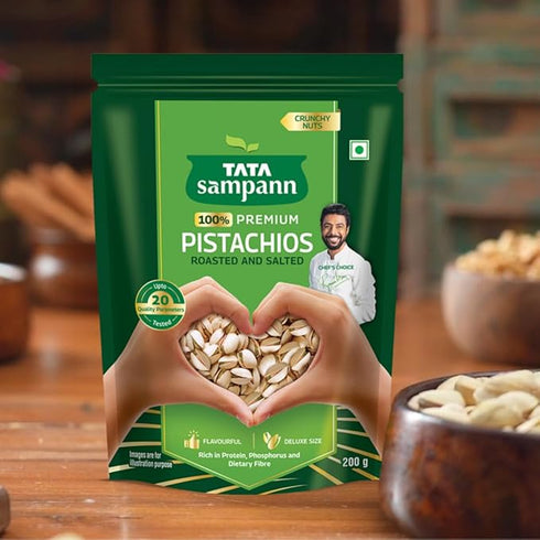 Tata Sampann Pistachios Roasted & Salted, Pista